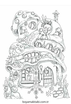 Detaylı boyama sayfası – basit çizim, kolay boyama