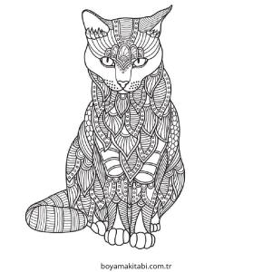 Detaylı boyama sayfası – eğlenceli etkinlik, el becerilerini geliştirir