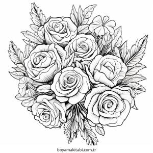 Detaylı boyama sayfası – el becerilerini geliştirir, boyama çalışması