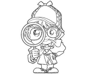 Dedektif Conan boyama sayfası,  coloring page, Dedektif Conan, 