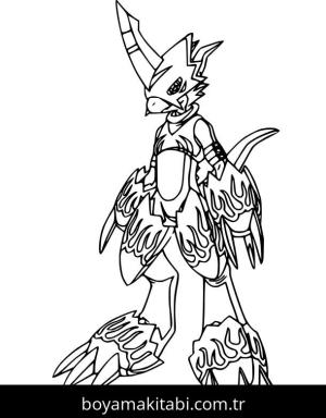 Digimon boyama sayfası – keyifli zaman, renkli çizimler