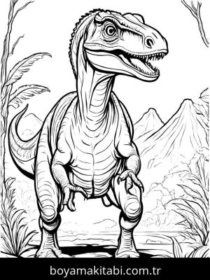 Dinazor boyama sayfası, Dinosaurs coloring page, , 20)