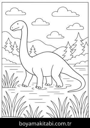 Dinazor boyama sayfası, Dinosaurs coloring page, , 43)