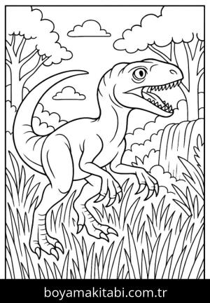 Dinazor boyama sayfası, Dinosaurs coloring page, , 8)