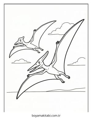 Dinazor boyama sayfası – evde etkinlik, ücretsiz yazdır