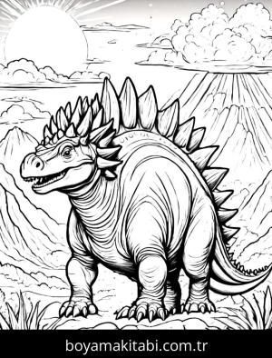 Dinazor boyama sayfası, Dinosaurs coloring page, , 2)