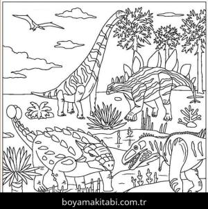 Dinazor boyama sayfası 51830, Dinosaurs coloring page, 