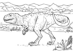 Dinazor boyama sayfası, coloring page, Harika Dinozor Ücretsiz,