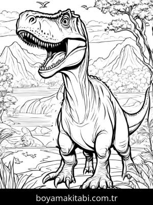 Dinazor boyama sayfası, Dinosaurs coloring page, , 42)