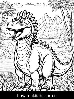 Dinazor boyama sayfası, Dinosaurs coloring page, , 37)