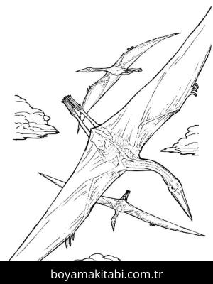 Dinazor boyama sayfası – eğlenceli etkinlik, el becerilerini geliştirir