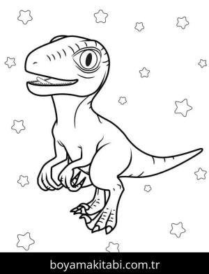 Dinazor boyama sayfası – yaratıcılığı geliştirir, keyifli zaman