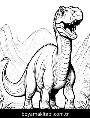Dinazor boyama sayfası, Dinosaurs coloring page, , 45)