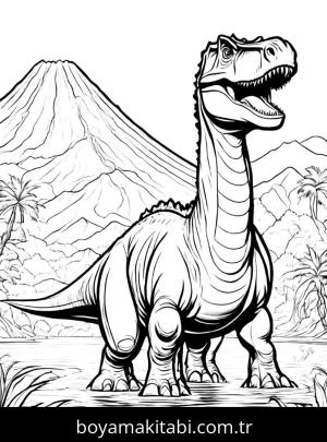 Dinazor boyama sayfası, Dinosaurs coloring page, , 7)