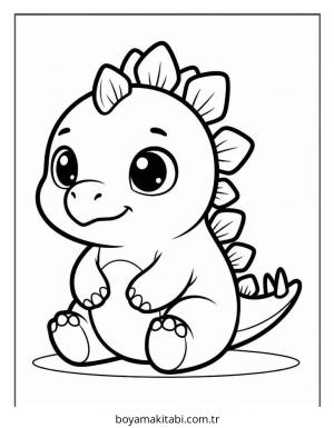 Dinazor boyama sayfası – yaratıcılık, eğlenceli etkinlik