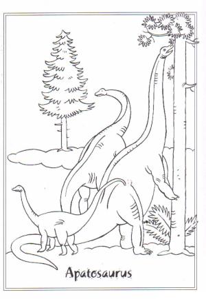 Dinazor boyama sayfası, coloring page, Apatosaurus Ücretsiz,