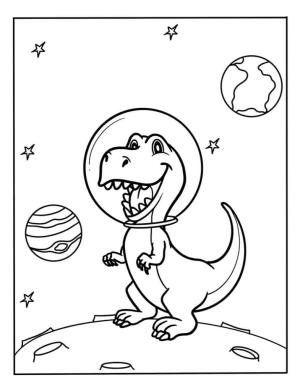 Dinazor boyama sayfası, coloring page, Gezegenin Dışındaki Dinozorlar,