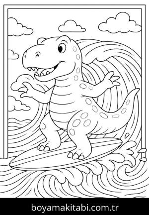 Dinazor boyama sayfası, Dinosaurs coloring page, , 9)