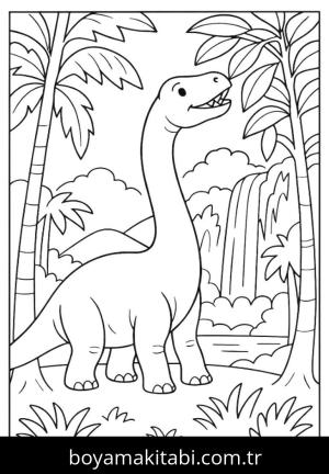 Dinazor boyama sayfası, Dinosaurs coloring page, , 13)