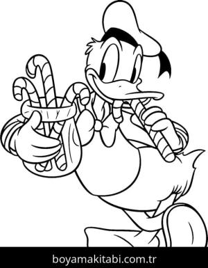 Disney Noel boyama sayfası – renkli çizimler, okul öncesi