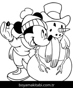 Disney Noel boyama sayfası – çocuk aktivitesi, PDF indir