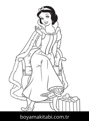 Disney Noel boyama sayfası – renkli çizimler, okul öncesi