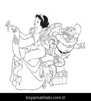 Disney Noel boyama sayfası – ücretsiz yazdır, boyama etkinliği