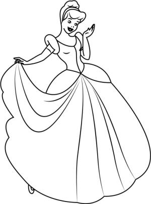 Disney Prensesi boyama sayfası,  coloring page, Güzel Külkedisi, 