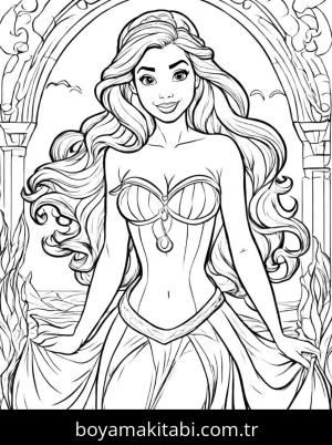 Disney Princess boyama sayfası,  coloring page, , 
