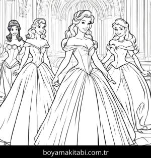 Disney Princess boyama sayfası,  coloring page, , 