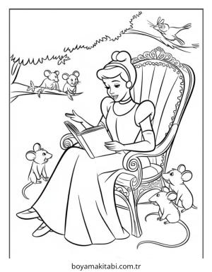 Disney boyama sayfası – eğlenceli etkinlik, el becerilerini geliştirir