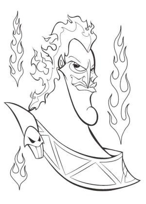 Disney boyama sayfası,  coloring page, Hades Disney Villain, 