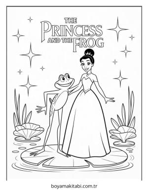 Disney boyama sayfası – çocuk aktivitesi, PDF indir