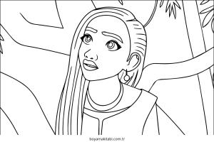 Disney boyama sayfası – kolay boyama, eğitici aktivite