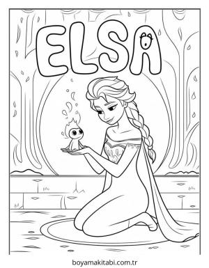 Disney boyama sayfası – basit çizim, kolay boyama
