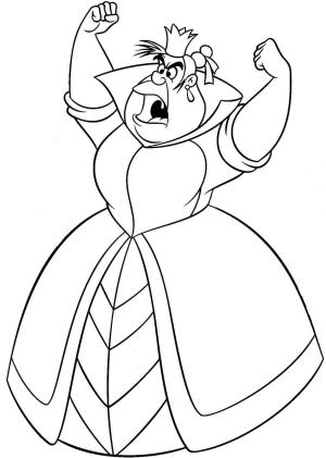 Disney boyama sayfası,  coloring page, Rainha Vermelha Disney Villain, 