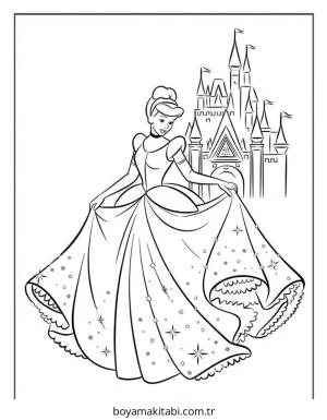 Disney boyama sayfası – çocuklar için, çizgi film temalı