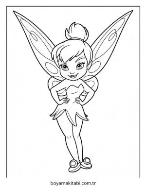 Disney boyama sayfası – sevimli karakter, sanatsal çalışma