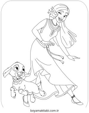 Disney boyama sayfası – boyama etkinliği, çocuk aktivitesi
