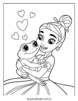 Disney boyama sayfası – el becerilerini geliştirir, boyama çalışması