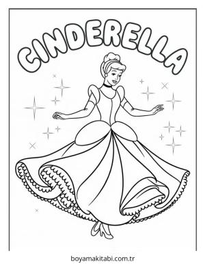 Disney boyama sayfası – PDF indir, sevimli karakter