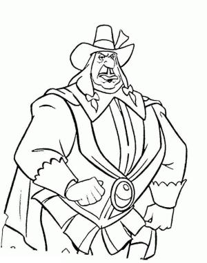 Disney boyama sayfası,  coloring page, Governador Ratcliffe Disney Villain, 