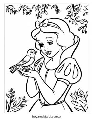 Disney boyama sayfası – evde etkinlik, ücretsiz yazdır