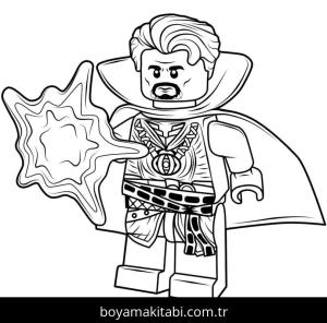 Dr. Strange boyama sayfası – eğlenceli etkinlik, el becerilerini geliştirir