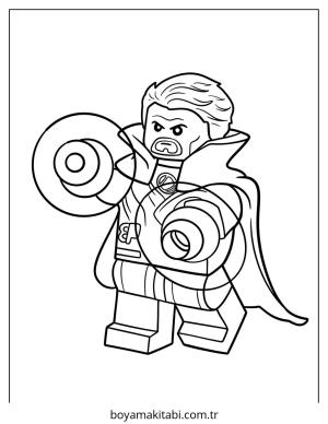 Dr. Strange boyama sayfası – yaratıcılığı geliştirir, keyifli zaman