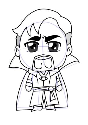 Dr. Strange boyama sayfası,  coloring page, Küçük Doktor Strange., 