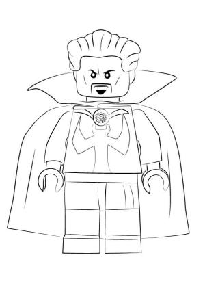 Dr. Strange boyama sayfası,  coloring page, Lego Doktor Strange, 