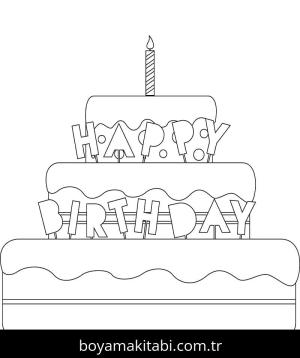Doğum günü Boyama