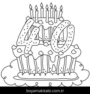 Doğum günü Boyama