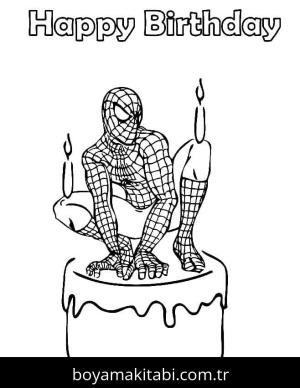 Doğum günü boyama sayfası – boyama etkinliği, çocuk aktivitesi